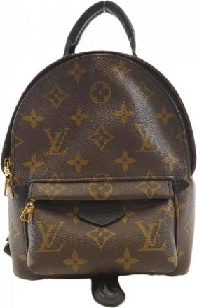 Louis Vuitton Brown Coated Canvas Backpack (Pre-Owned)