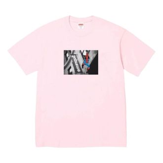SUPREME SS26 Spider-Man T-Shirt Light Pink SUP-SS26-001-LIGHTPNK