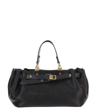 Balenciaga Black Fan Carry All Small Tote
