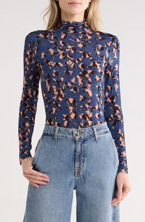 Ulla Johnson Aurelia Funnel Neck Jersey Top in Mirage at Nordstrom Rack, Size X-Large