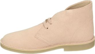 Clarks Schoenen, Dames, Roze, 41 EU, Su&egrave;de, Desert Boot Evo