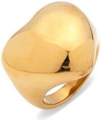 Eye Candy Los Angeles Aisha Heart Statement Ring in Gold at Nordstrom Rack, Size 8