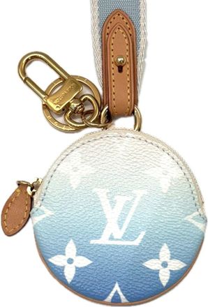Louis Vuitton Monogram Blue Pvc Leather Coin Purse/Coin Case (Pre-Owned)