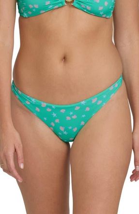 Billabong Ship Wrecked Tanga Bikini Bottoms in Green Tropics at Nordstrom, Size X-Large
