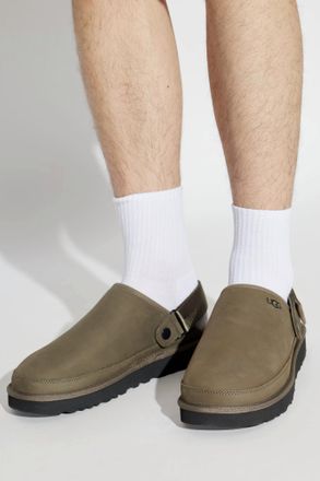 UGG GOLDENCOAST CLOG II NUBUCK Shoes, Mens, Green