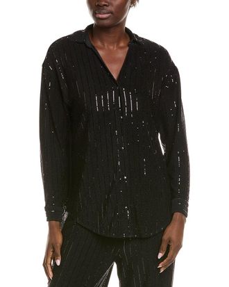 Anne Klein Pinstripe Tunic