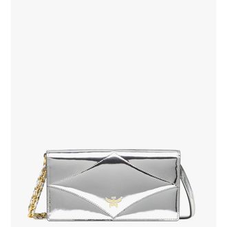 MCM Diamond Leather Wallet On Chain