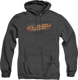 Gildan The Flash Logo Adult Heather Hoodie / Hooded Sweatshirt
