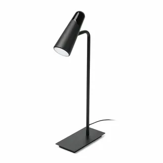 Faro Barcelona Lao Lampada Da Tavolo Nero Led 4,5w 3000k Marca Faro