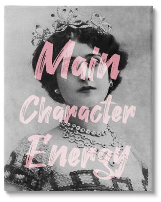 Stupell Industries Main Character Energy Vintage Woman Canvas Wall Art By Daphne Polselli