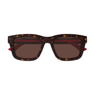Gucci Tortoiseshell Acetate Sunglasses - Brown