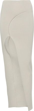 Rick Owens Theresa pencil maxi skirt - women - Polyamide/Elastane/Polyester/Viscose - S - Neutrals