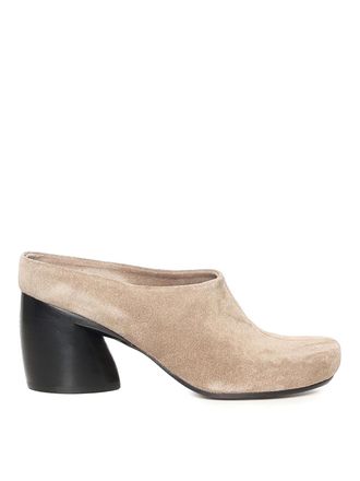 Loewe Suede Oval Sabot