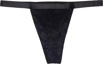 Cosabella Never Say Never Underwear Mens Black Stretch Italian Thong JZZ178