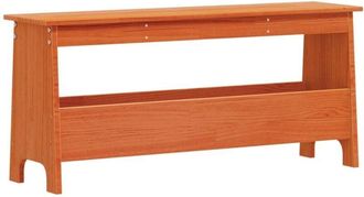 vidaXL Vidaxl - Panca da Ingresso Marrone Cera 100x28x45 cm Legno Massello Pino