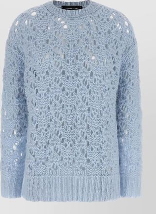 Fabiana Filippi openwork cashmere wool silk jumper