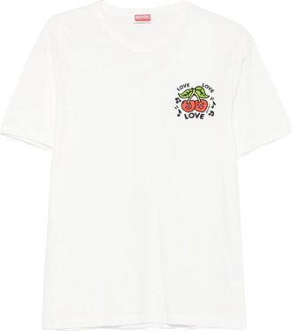 Kenzo Kenzo Loves Cherry-print Slim-fit T-shirt