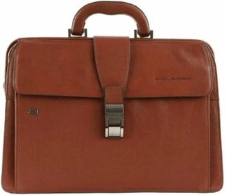 Piquadro Laptop Bags & Cases, male, Brown, Size: ONE SIZE Doctors Bag