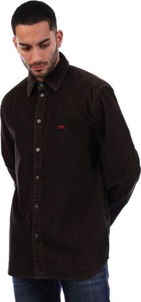 Diesel Heren D-Simply Overshirt (Bruin)