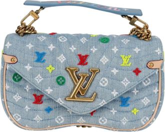 Louis Vuitton Monogram Light Denim New Wave Bag