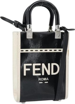 Fendi Pre-owned Leather fendi-bags - Dames - Vintage Mini Tas - Zwart - ONE Size - Vintage