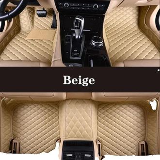 OEM Alfombrillas Para Coche, Dise&ntilde;o Lujoso, Impermeables Y Resistentes A Las Manchas, Juego De 3 Alfombrillas