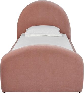 TOV Furniture Moon Rose Upcycled Chenille Twin Bed