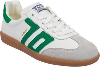 Back70 Womens Cloud Sneaker In White Green