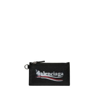 Balenciaga Logo Print Wallet - female - Balenciaga - Wallets & Cardholders - Black - ONE SIZE - Accessories