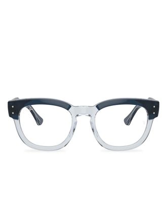 Ray-Ban Mega Hawkeye square-frame glasses - unisex - Acetate - 50 - Black