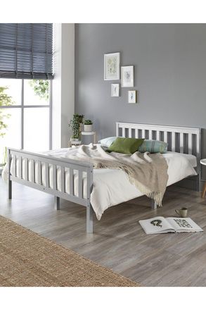 Aspire Home Accents Atlantic Bed Frame in Grey | Size: Super King