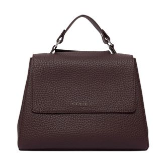 Orciani Sveva Soft Small Handbag - Dames - Tassen - Bruin - Maat: ONE Size Leer