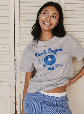 Twik Womens Relaxed stretch lounge T-shirt