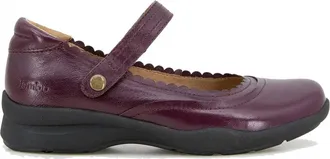 Jambu Womens Tess Mary Jane - Wide In Merlot