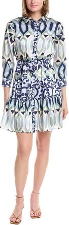 Julia Jordan Printed Satin Twill Shirtdress