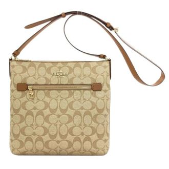 Coach Pre-owned Cross Body Bags, female, Beige, Size: ONE SIZE Pre-owned Shoulder Bag