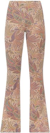 Etro paisley-print trousers - women - Viscose - 44 - Neutrals
