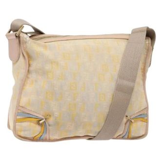 Fendi Pre-owned Canvas fendi-bags - Dames - Pre-owned - Beige - Maat: ONE Size