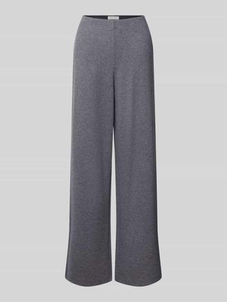Marc O'Polo Weite Hose aus Baumwoll-Mix in Dunkelgrau Melange, Gr&ouml;&szlig;e XL