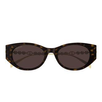 Gucci Sunglasses Gg1970 Sa 003 Brown Gold/Brown Women