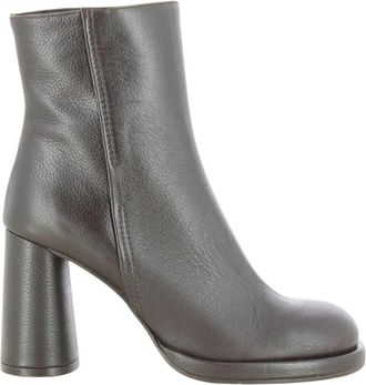 Zinda 3310 Enkellaarsjes - Dames - Laarzen met Hak - Bruin - 39 EU - Schoenen