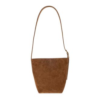 Anine Bing Bucket Bags, female, Brown, Size: ONE SIZE Elly Mini Shoulder Bag