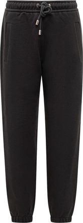 Lanvin Fleece Joggingbroek - Dames - Sweatpants - Zwart - S - Katoen - Broeken