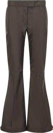 Miu Miu Pantalones de Tejido T&eacute;cnico - Trousers - Mujer - Marr&oacute;n - S