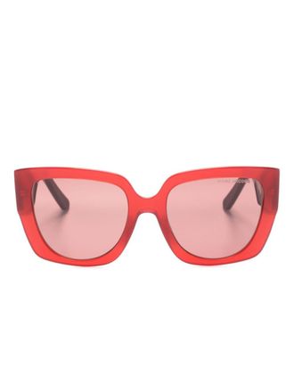 Marc Jacobs oversized-frame tinted sunglasses - women - Acetate - One Size - Red