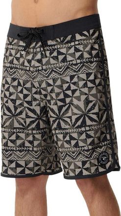 Rip Curl Mirage Big Tapa Board Shorts in Military Green at Nordstrom, Size 34