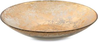 Alice Pazkus Smoked Glass Bowl With Scattered Design