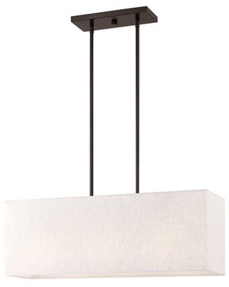 Livex Lighting Summit 3 Light Ebz Linear Chandelier