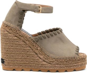 Stella McCartney 100 mm Gaia espadrilles - Groen
