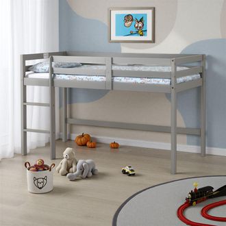 Seconique Panama Mid Sleeper in Grey | Size: Single